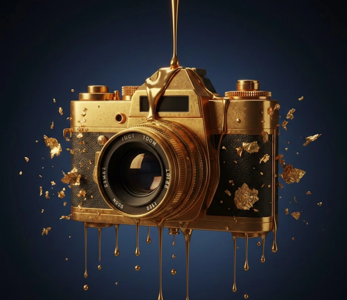 Gold and photography intersection